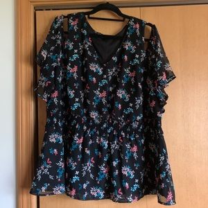 Lane Bryant Cold Shoulder Top